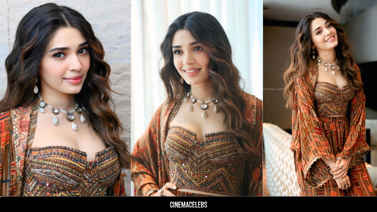 Krithi Shetty at Annagaru Vostharu Interview